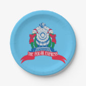 The Polar Express | Elves Standing By Train Papieren Bordje (Voorkant)