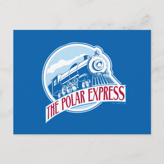 The Polar Express | Treinbadge Feestdagenkaart (Voorkant)
