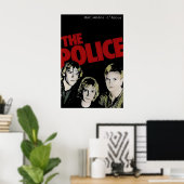 The Police 1978 Promo Poster Print 1 (Bureau à domicile)