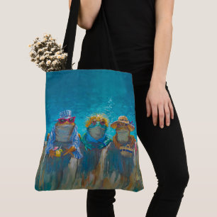 "The Pool Girls" Tote of Crossbodytas Draagtas