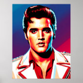 The Pop Art King of Rock Poster (Voorkant)