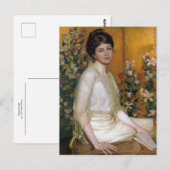 The Poppy Screen van Lilla Cabot Perry Briefkaart (Voorkant / Achterkant)