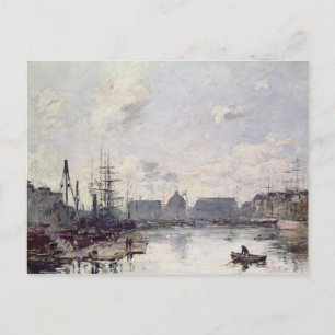The Port of Trade, Le Havre, 1892 Briefkaart