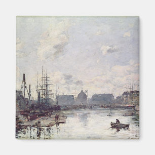The Port of Trade, Le Havre, 1892 Magneet