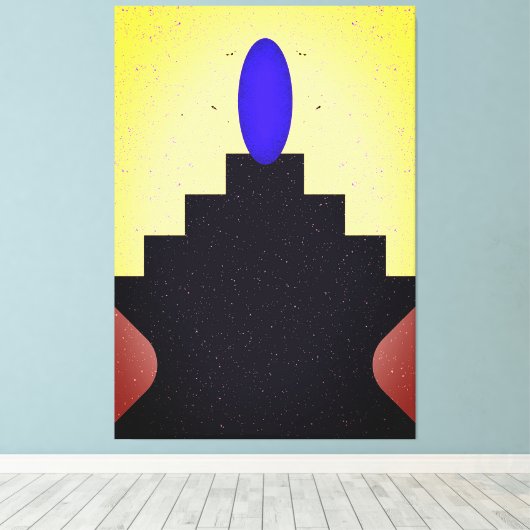 The Portal  Canvas Afdruk (Insitu (Houten vloer))