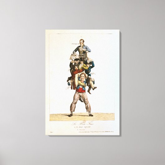 The Porter of, The Imposing Burden, c.1820 Canvas Afdruk (Voorkant)