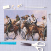 “The Posse” Westerse kunst van WHD Koerner Tissuepapier (Craft)
