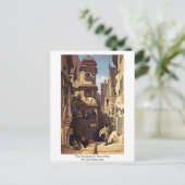 The Postman in Rosenthal by Carl spitzweg Briefkaart (Staand voorkant)