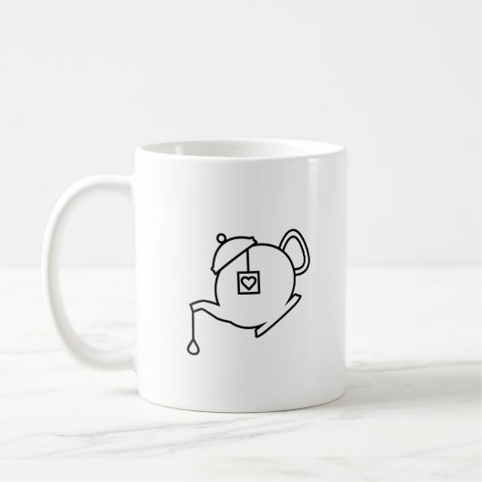 Thé Pot Mug (Gauche)