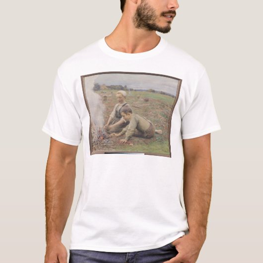 The Potato Gatherers, 1898 T-shirt (Voorkant)