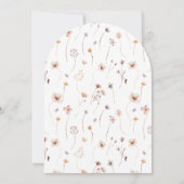 Thé Pour Deux Arches Floral Invitation Anniversair (Dos)