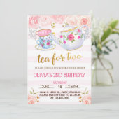 Thé pour deux filles invitation de deuxième annive (Debout devant)