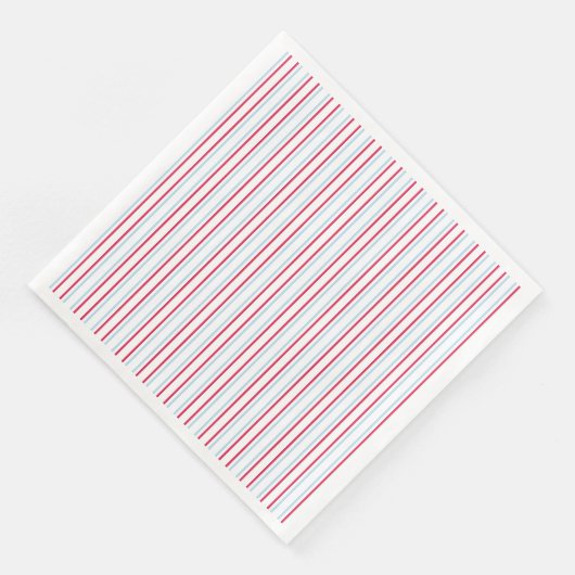 Thé Pour Deux Stripes, Serviettes En Papier Dîner (Coin)