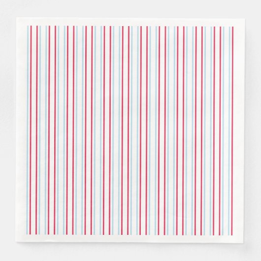 Thé Pour Deux Stripes, Serviettes En Papier Dîner (Devant)