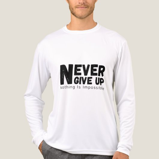 The Power of Persistence Tri-Blend Shirt (Voorkant volledig)