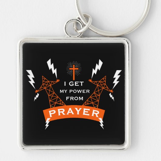 The Power Of Prayer Sleutelhanger (Voorkant)