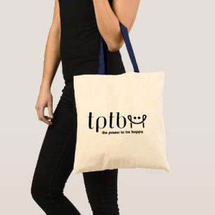 The Power to be Happy (TPTBH) Boodschappentas Tote Bag