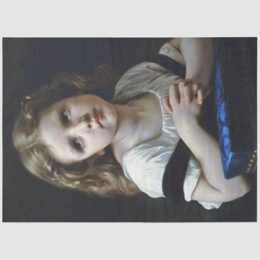 The Prayer, Bouguereau Tissuepapier (Voorkant)