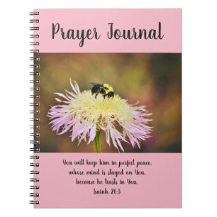 The Prayer Journal bee on Wildflower Notitieboek