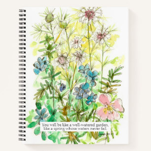 The Prayer Journal Bible Verse Isaiah 58 11 Primro Notitieboek