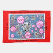 The Precious herinnert zich COVID Theedoek (Horizontaal)