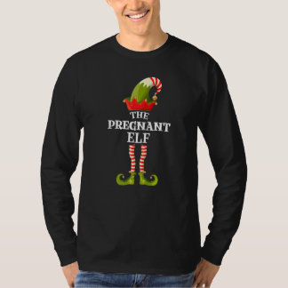 The Pregnant Elf Christmas Group Matching Family T-shirt
