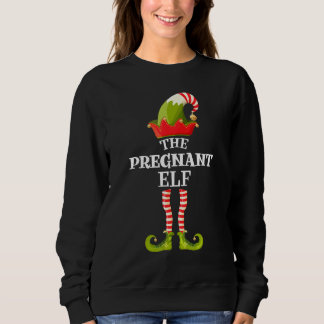 The Pregnant Elf Christmas Group Matching Family Trui
