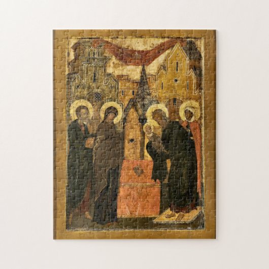 The Presentation of Christ into the Temple Icon    Legpuzzel (Verticaal)