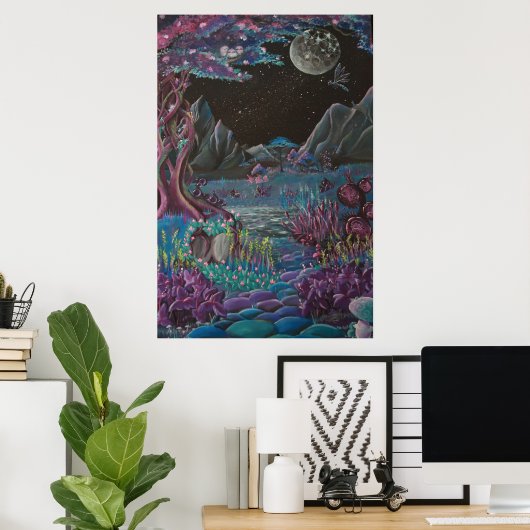 The Preserve - Fantasy Sci-Fi Landschap Poster (Thuiskantoor)