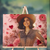 The Pretty Cowgirl on a Wall Acrylic Sign (Neutre)