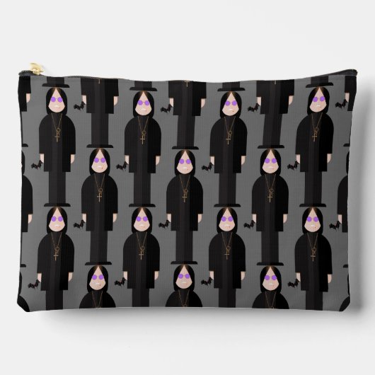 The Prince of Darkness – Patterned Zipper Pouch Etui (Voorkant)