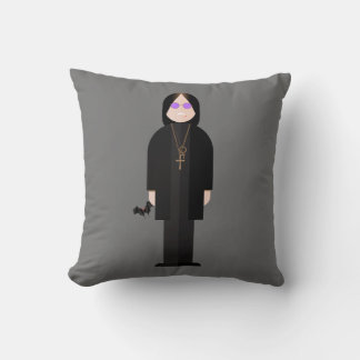 The Prince of Darkness – Rock Legend Throw Pillow Kussen