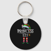 The Princess Elf Shirt Matching Family Funny Chris Sleutelhanger (Voorkant)