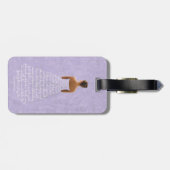 The Princess Luggage Tag Bagagelabel (Achterkant horizontaal)