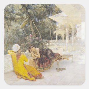 The Princess of Bengal, c.1889 Vierkante Sticker