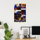 The Princess of Light Short verdieping strippagina Poster (Thuiskantoor)