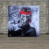 The Prisoner Painting by Alfred Fox Canvas Afdruk