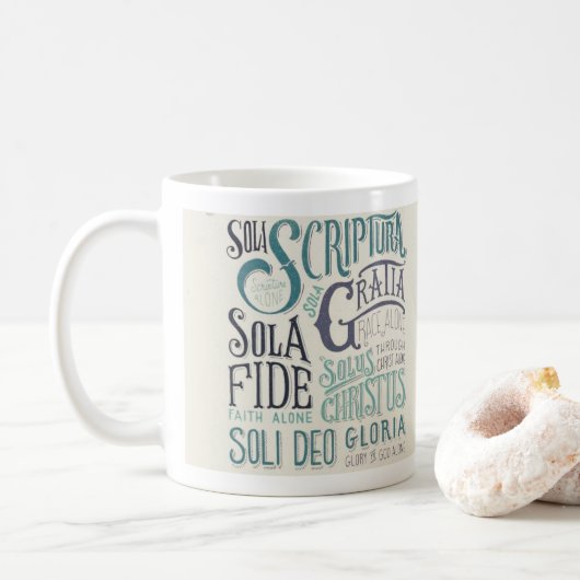 The Protestant Reformation mug (Avec donut)