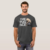 The Pug Face Dog Funny Pug T-shirt (Voorkant volledig)