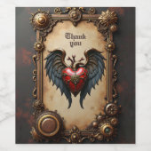 The pulsating heart of mechanics,  wijn etiket (Enkel label)
