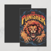 The Punisher Fierce Lion Graphic Kaart (Voorkant / Achterkant)