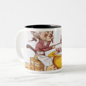 The Purifying Pot of the Jacobins, 1793 Tweekleurige Koffiemok (Voorkant links)