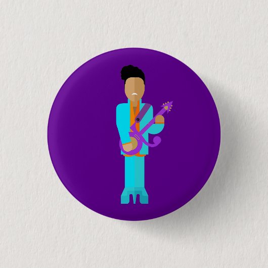 The Purple Pixie – Funk Legend Button (Voorkant)