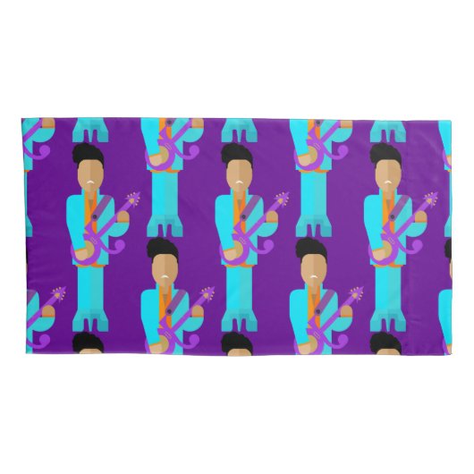 The Purple Pixie – Funk Legend Pillowcase Kussensloop (Achterkant-Rechts)