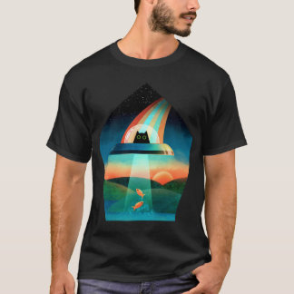 The Purrfect Alien funny T-shirt