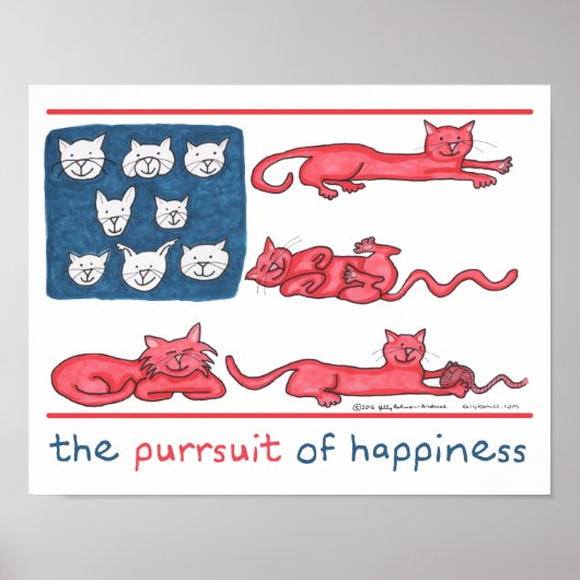The Purrsuit of Happiness poster (Devant)