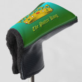 "The Putter King" deksel van de putter Blade Golfheadcover (3/4 voorkant)