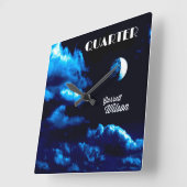 The Quarter Clock Vierkante Klok (Hoek)