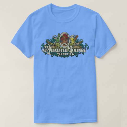 The Quarter Lounge Seattle 2003 2 T-shirt (Design voorkant)