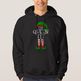 The Queen Elf Funny Matching Family Kerstmis Hoodie